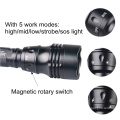 Topcom High Quality 18650 Powered Wide Angle Beam Underwater Torch Diving Flash Light